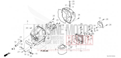 FILTRE A AIR CBR500RAT de 2026